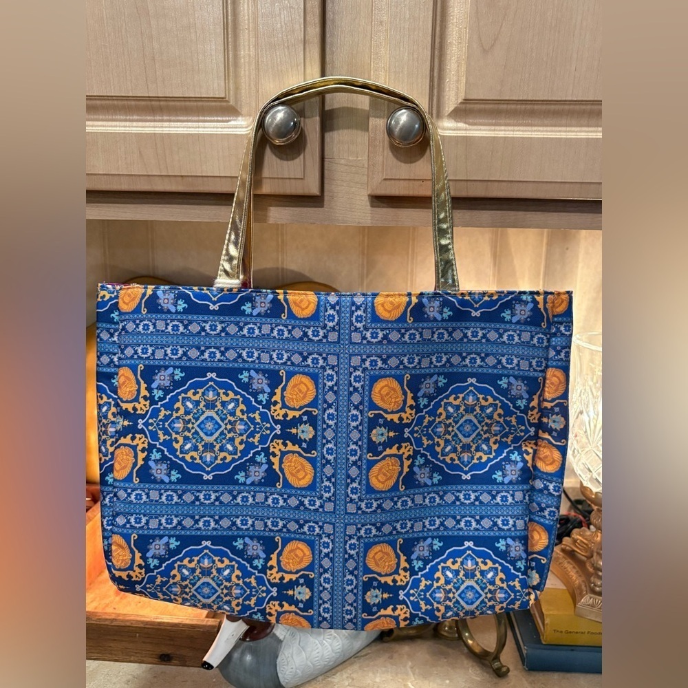 Girls’ Disney Princess Aladdin Jasmine Tote Shoulder Bag Handbag Blue/Golden